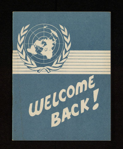 Booklet, “Welcome Back”