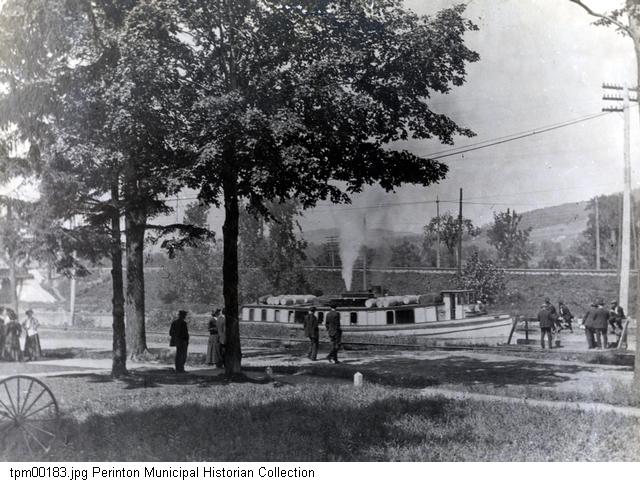 Photograph, Erie Canal scene, Ilion, NY