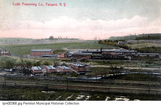 Postcard, Cobb Preserving Company, Fairport, NY