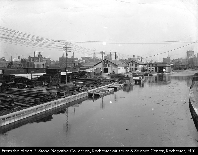 Photograph, Erie Canal weigh lock, Rochester, NY